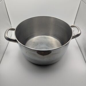 Vtg Range‎ Craft 6 Qt Sears Roebuck 3935071 Cooking Stock Pot Stainless No Lid